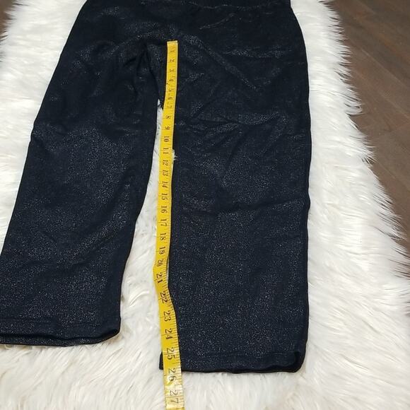 Soft Surroundings Sparkly Black Pull on Ankle Pants - Picture 10 of 10